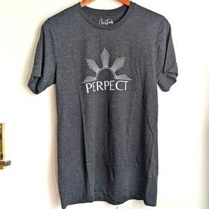 "Perpect" Filipino Tagalog Taglish Philippines Gray Men's T-Shirt Medium Shirt